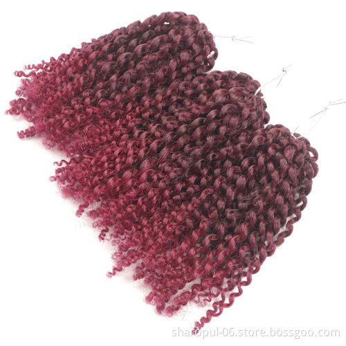 Synthetic Braiding Hair Extension 8Inch 3pcs/pack, Cheap Price for One Pack, Marely BoB Braiding Hair